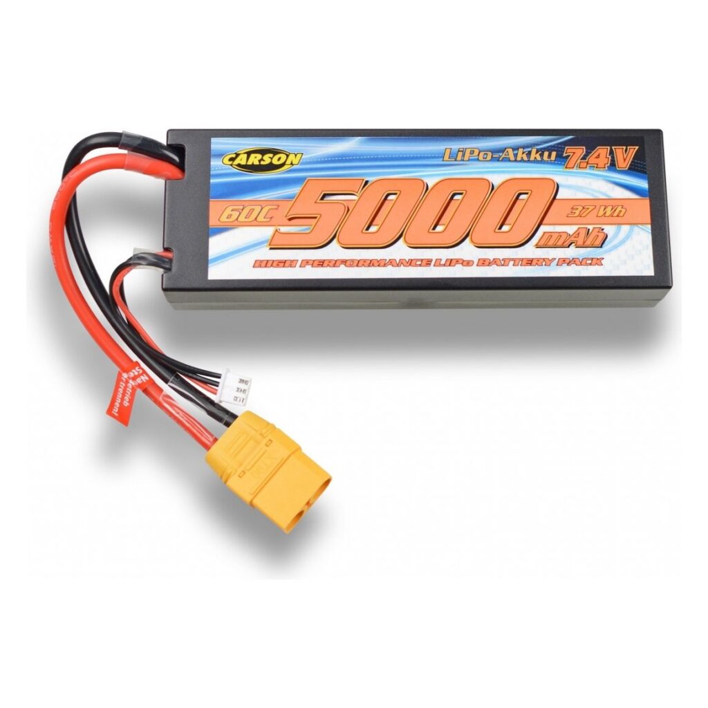 Carson LiPo 2S 7,4 V 5000 mAh 60C Hardcase s konektorom XT90