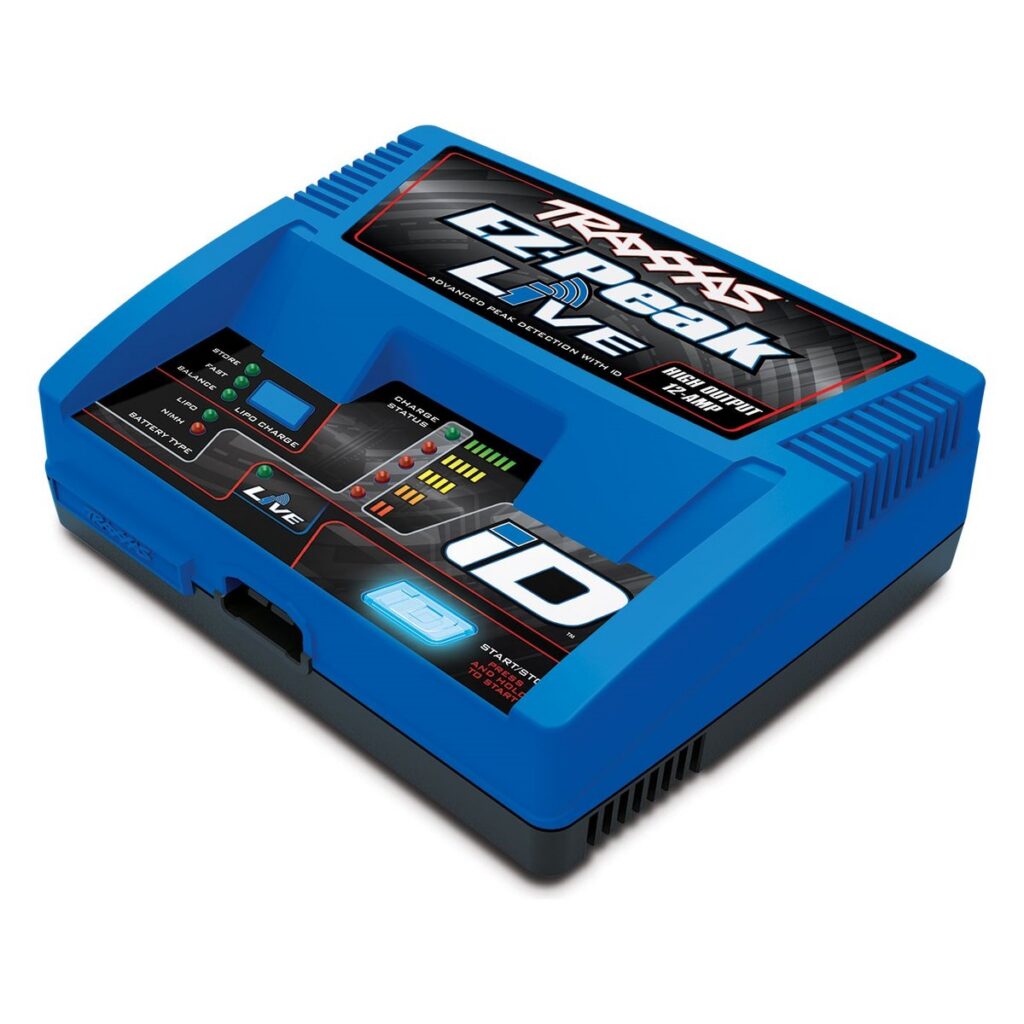 Traxxas 2971GX EZ-Peak Live – nabíjačka 100 W, 12 A, LiPo 2–4S / NiMH, iD a Bluetooth