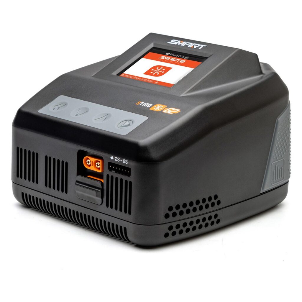 Spektrum Smart S1100 G2 – sieťová nabíjačka 1× 100 W, 10 A, LiPo 1–6S, výstup IC3/IC5