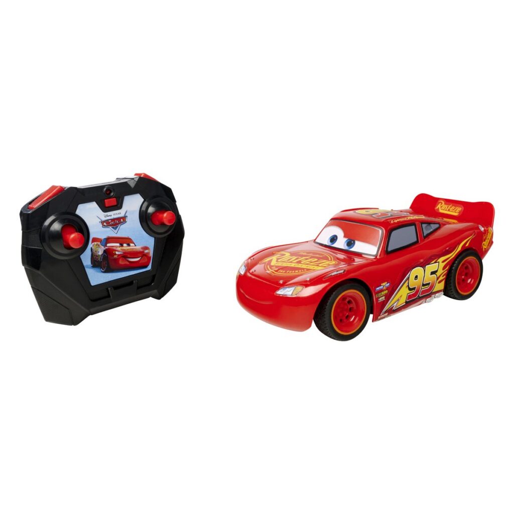 Dickie Toys RC Cars 3 Lightning McQueen Turbo Racer 1:24 – RC auto s turbom a USB nabíjaním