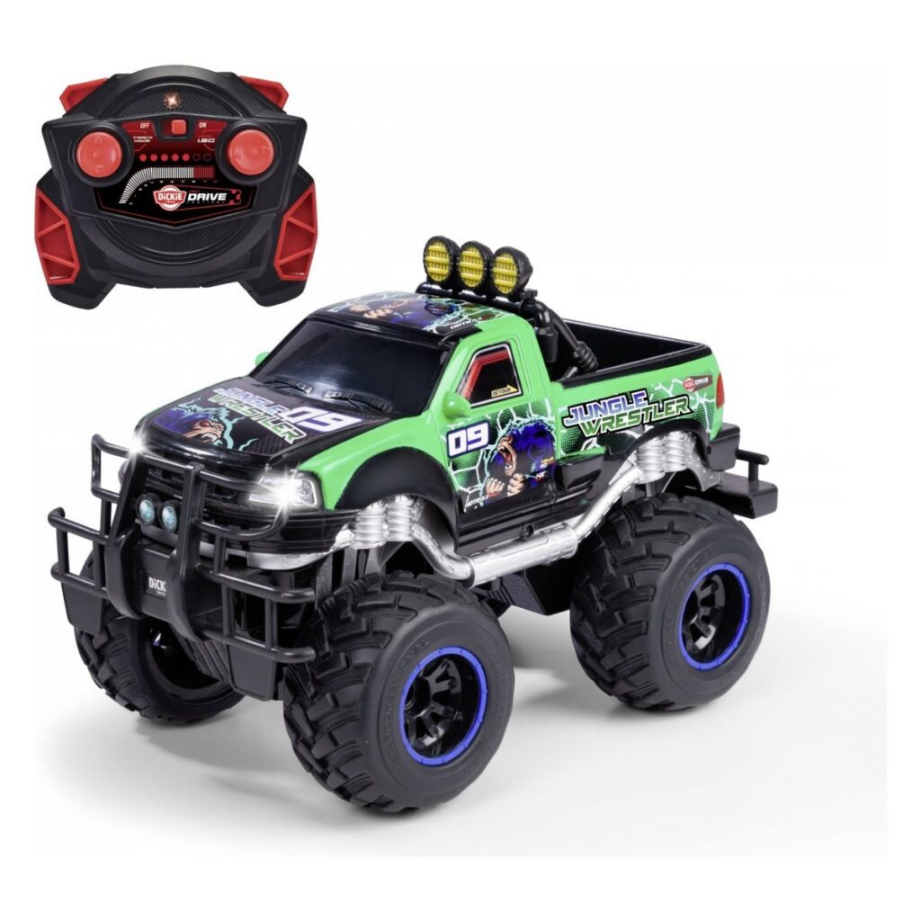 Dickie Toys RC Jungle Wrestler Ford F150 1:16 – RC monster truck so svetlami, 2,4 GHz, RTR