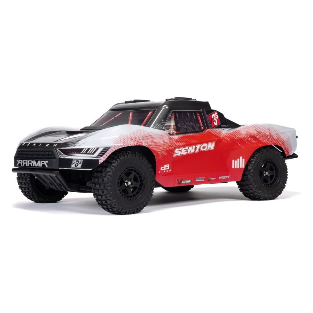 Arrma Senton 223S BLX DSC 4x4 1:10 – brushless short-course truck RTR, červený