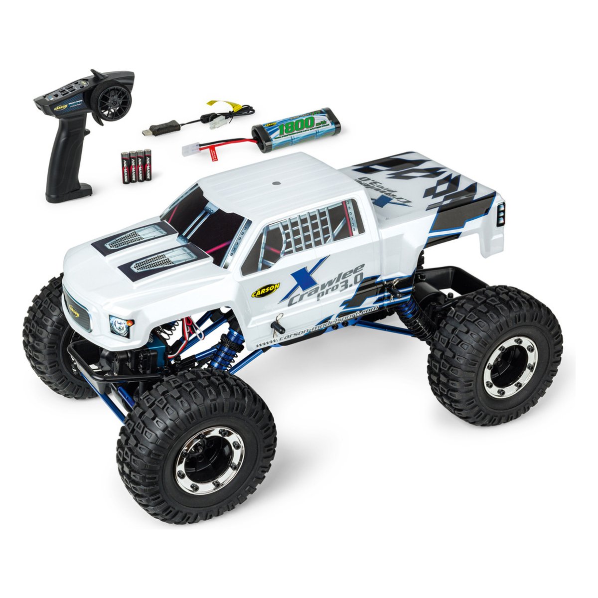 Carson X-Crawlee Pro 3.0 1:10 – crawler RTR s batériou a nabíjačkou (500404315)